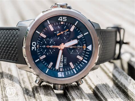 iwc aquatimer split minute chronograph review|iwc aquatimer chronograph jacques cousteau.